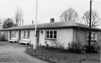 Clubhaus des TSV auf dem 'Trayag-Sportplatz'